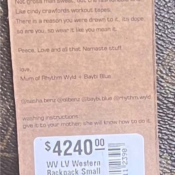 Louis Vuitton vintage Montsouris backpack western style with tassels - Picture 3 of 9